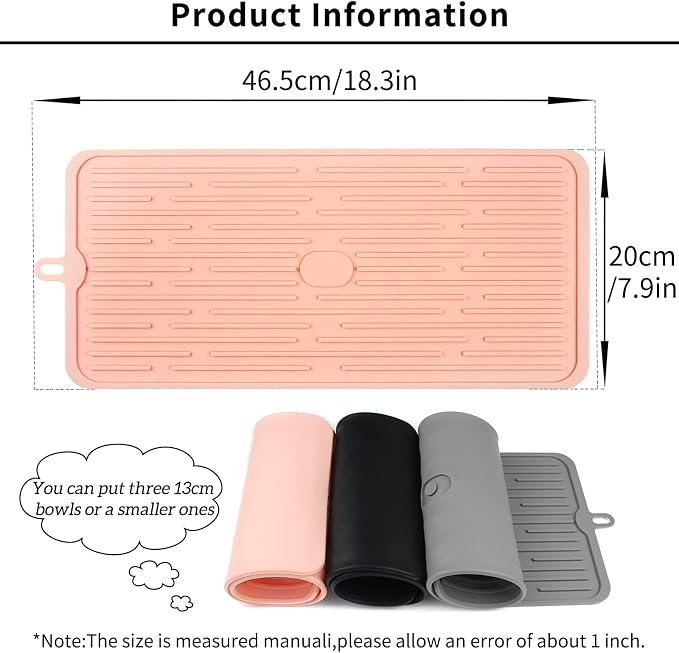 Ptlom Pet Placemat for Dog and Cat, Mat for Prevent Food and Water Overflow - Image 2
