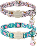 Lionet Paws 2pcs Pack Easter Cotton Cat Collar, Breakaway Buckle by lionetpaws