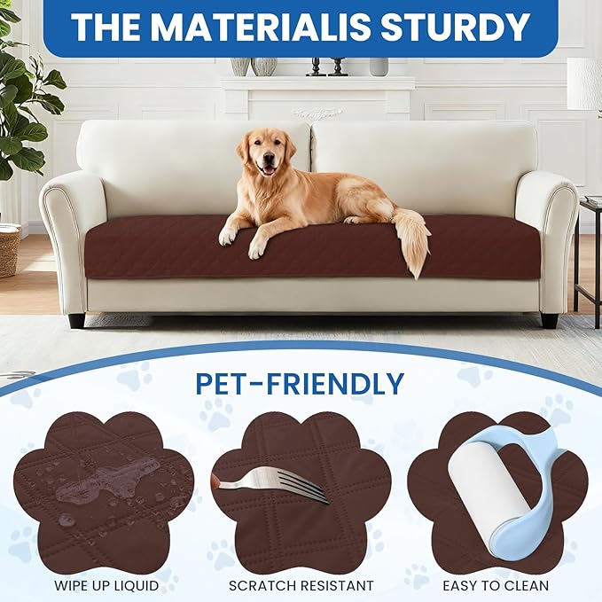 Waterproof Couch Covers for Pets, Waterproof Dog Bed Cover, Anti-Slip Soft Dog - Image 6