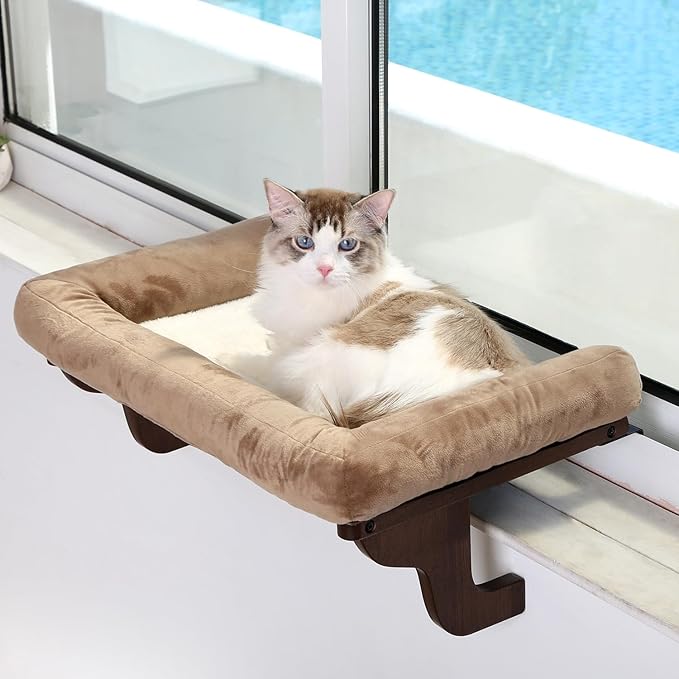 Zakkart Cat Perch for Window Sill by Zakkart