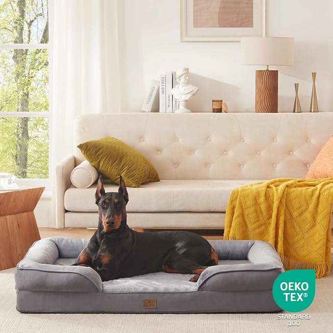 Bedfolks Orthopedic Dog Bed, Waterproof Dog Sofa Bed - Image 8