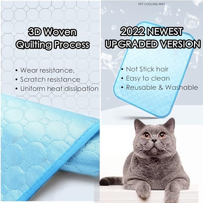 SOMOYA Dog Self Cooling Mat Pet Washable Cooling Pads Blanket Sleeping Kennel - Image 3