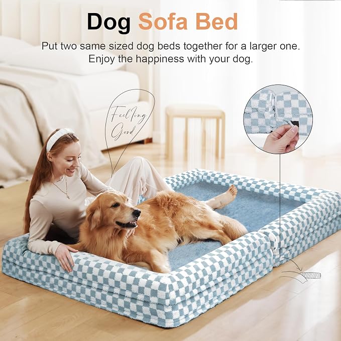 Large Dog Bed Orthopedic Washable: Beds Bolster XL Bed Big XLarge Dogs Egg - Image 3