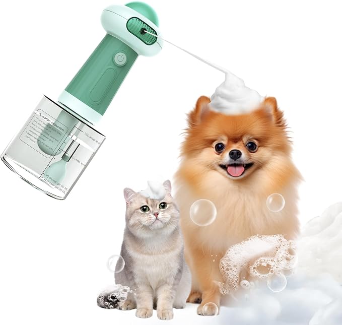 Electric Dog Shampoo Dispenser & Foam Machine by NRYDEPET