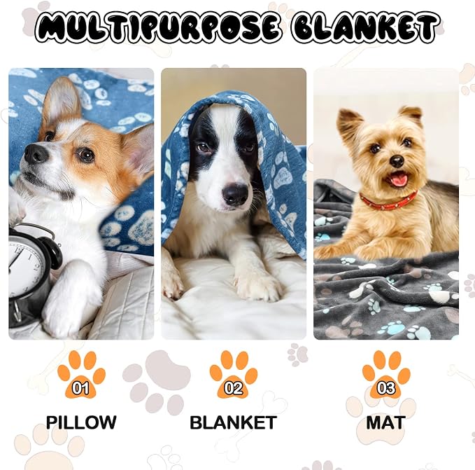 Rezutan Dog Blankets for Large Dogs, Premium Cat Flannel Blanket Washable - Image 8