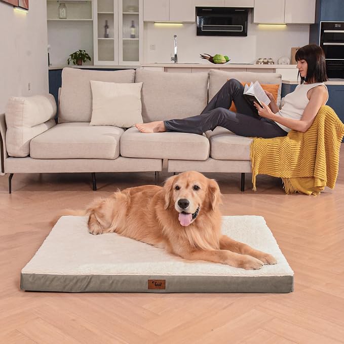 Orthopedic Dog Bed for Extra Large Dogs, XL Waterproof Comfort Pet Bed for - Image 6