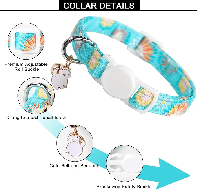 Unique style paws 2 Pack Kitten Collar Breakaway - Image 2