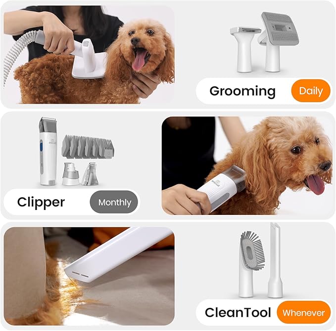 oneisall Dog Grooming Vacuum, Pet Grooming Vacuum - Image 6