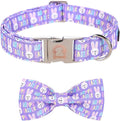 MR. CHUBBYFACE Easter Dog Collar Rabbit Puppy Collar by MrChubbyfacePetSupplies