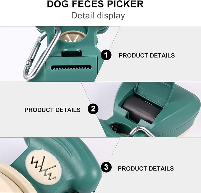 Portable Foldable Dog Poop Picker Outdoor PET Waste Collection Tool Ergonomic - Image 5