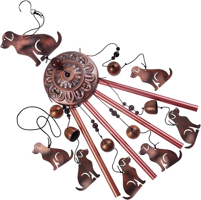 Outdoor Dog Wind Chimes, Gifts for Mom & Grandma & Family, Music Wind Catcher - Image 3