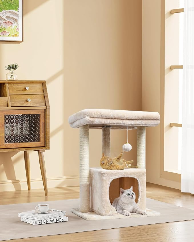SYANDLVY 27" Cat Tree for Indoor Cats, Activity Tower - Image 2
