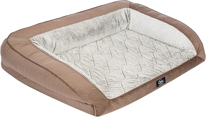 Serta Orthopedic Quilted Couch Dog Bed by Serta