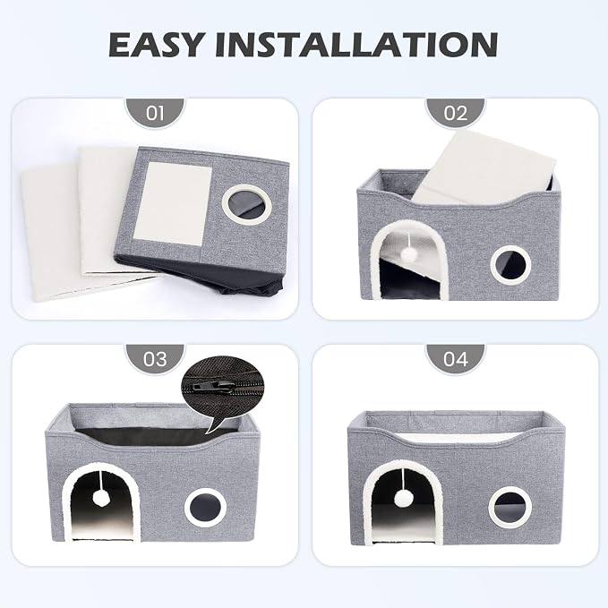 Heeyoo Cat House for Indoor Cats - Image 8
