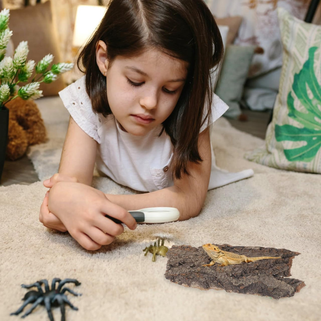 IMIKEYA 4Pcs Natural Cork Bark Reptile Hides - GlobalHabitat Supply