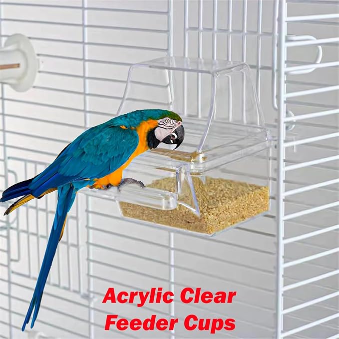 38-Inch Double Roof Top Large Flight Bird House Cage - Image 5