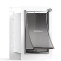 Baboni Pet Door for Wall, Steel Frame and Telescoping Tunnel, Aluminum Lock by Baboni