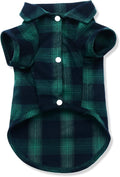 Koneseve Dog Shirt Pet Plaid Clothes T-Shirt Sweater Matching Breathable by Koneseve