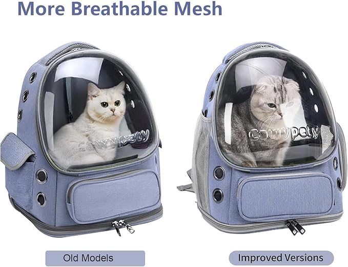 Cat Backpack Carrier, Breathable Cat Carrier Large Space Bubble Pet Backpack - Image 3