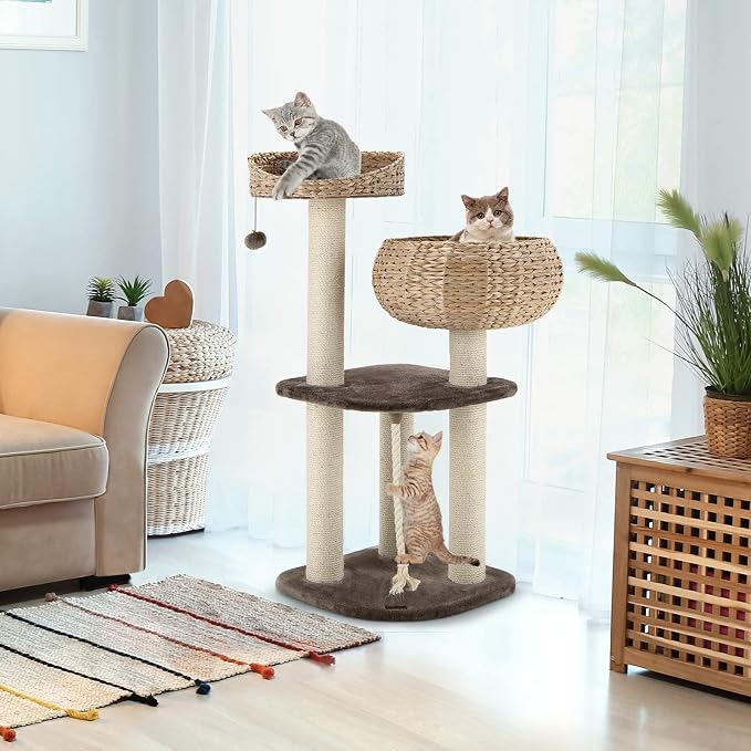 PETSITE 41 Inch Modern Cat Tree - Image 8
