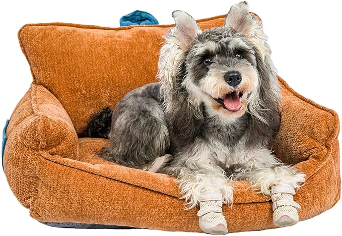 Orthopedic Dog Bed with Memory Foam, Washable Plush Pet Bed by Unknown