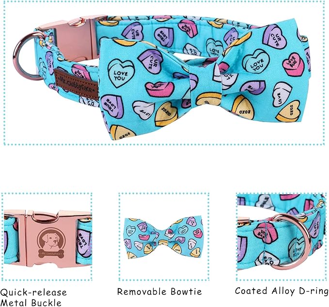 MR. CHUBBYFACE Valentine's Dog Collar - Image 3