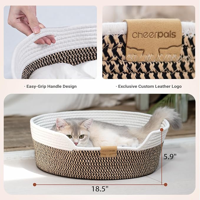 CHEERHOME PETS Cat Bed Basket - Image 5