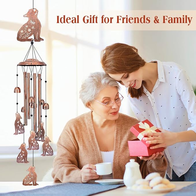 French Bulldog Wind Chimes for Outside, Dog Gifts for Women/Men/Sympathy - Image 5
