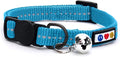 Pawtitas Recycled Teal Reflective Cat Collar – Eco-Friendly Breakaway Safety by Pawtitas