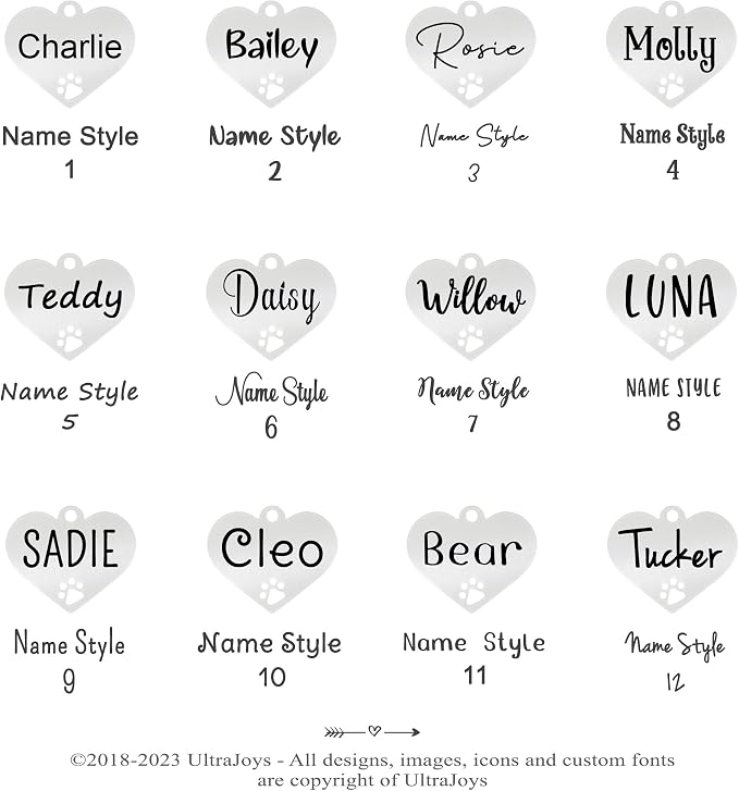 Ultra Joys Dog Tags Personalized - Image 5