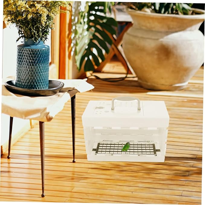 HANABASS Bird Travel Carrier Small Bird Cage - Image 3