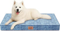 Outdoor Large Washable Dog Bed, Orthopedic Egg Crate Foam Dog Crate Mat by TailStories