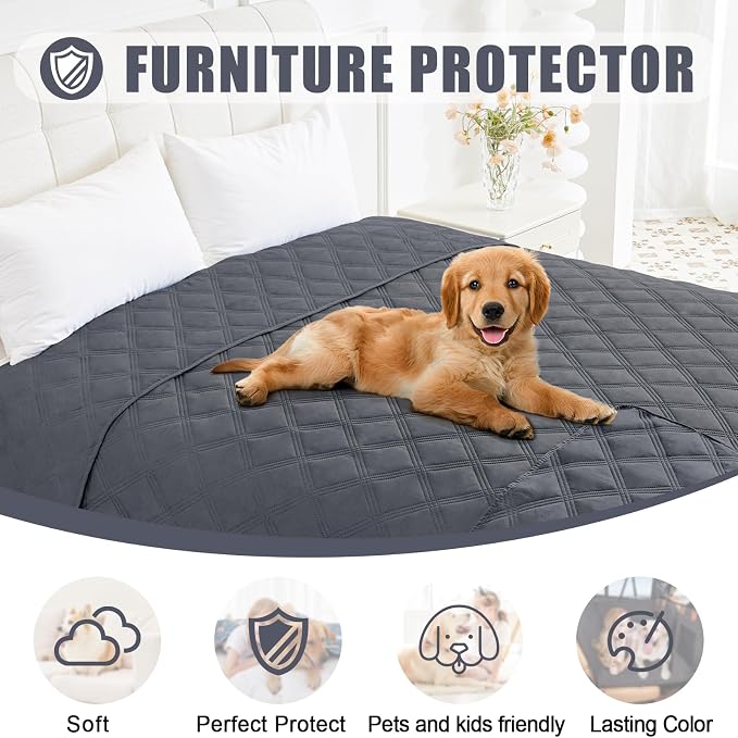 Smiry Waterproof Dog Bed Cover Blanket 30x53, Soft Reversible Pet Blanket - Image 8