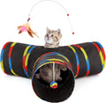 Tempcore Pet Cat Tunnel Collapsible Toy, 3-Way Kitty Tunnel by Tempcore