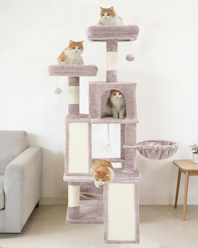 Multi-Level Cat Tree for Indoor Cats, Cat Tower - Image 9