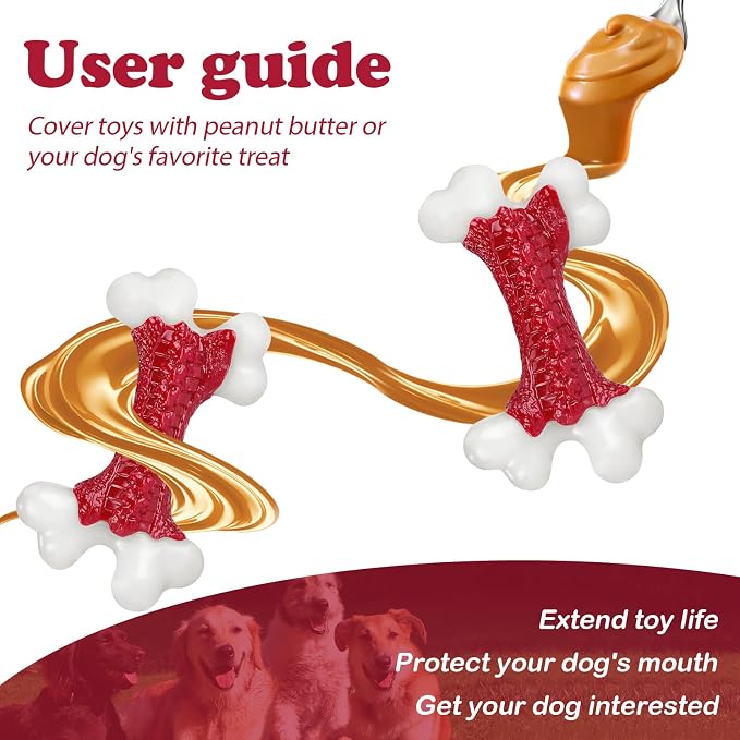 Tough Dog Toys, Dog Toys for Aggressive Chewers Large Breed, Aggressive Chew - Image 5