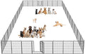 Dog Playpen Pet Fence Outdoor for Yard, 32inch 38 Panels Dog Pens Outside by Jhsomdr