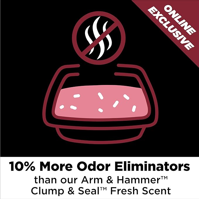 ARM & HAMMER Clump & Seal Platinum Cat Litter, 14-Day Odor Control, Rock-Hard - Image 4
