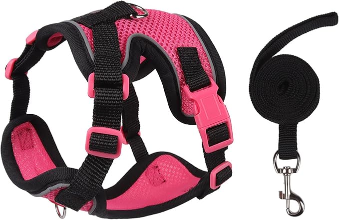 Cat Harness and Leash Set for Walking – Escape-Proof Reflective Vest for Cats by Muejjur