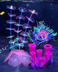 4 Pieces Aquarium Fish Tank Decorations by ZtohPyo