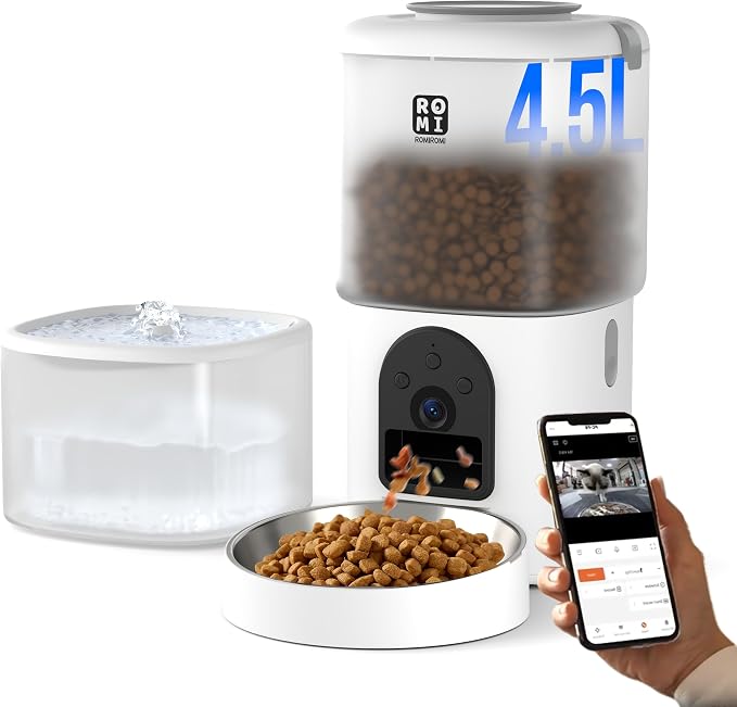 Romiromi 7L 2-in-1 Automatic Cat Feeder by Unknown
