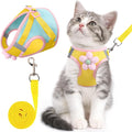 Cat Harness and Leash Set for Walking Escape Proof, Adjustable Kitten Harness by NCMAMA