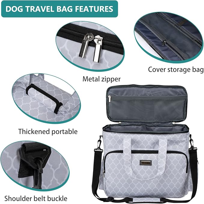 BAGLHER Dog Travel Bag, Pet Travel Bag, - Image 4