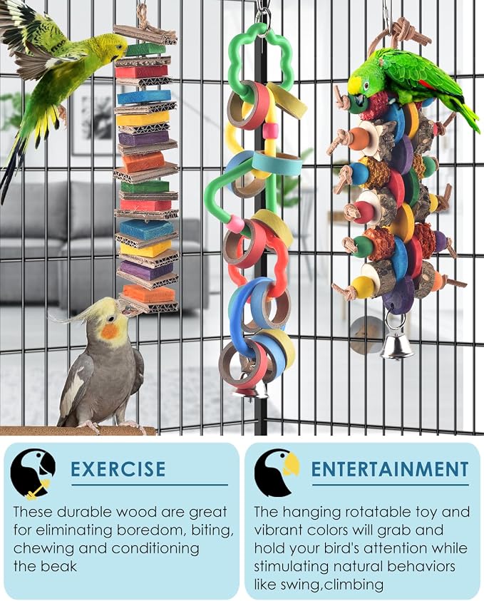 Bissap 3 PCS Bird Chew Toys - Image 4