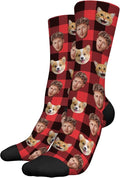D-Story Custom Face Socks, Personalized Photo Picture on Socks, Unisex Athletic by Enjoy-yjl