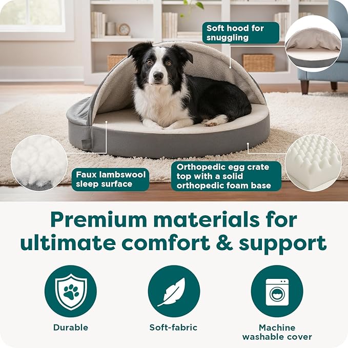 Furhaven 26" Round Orthopedic Dog Bed - Image 5