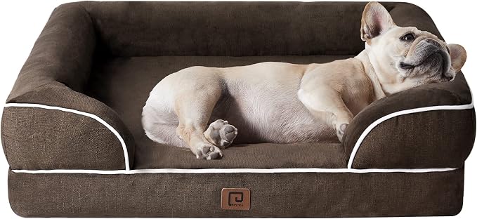 EHEYCIGA Orthopedic Dog Bed for Medium Dogs, Waterproof Memory Foam Medium Dog by EHEYCIGA