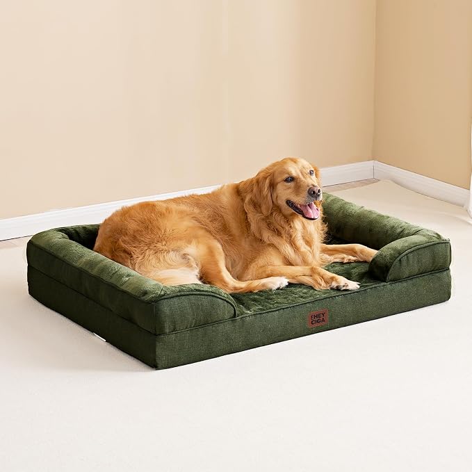 EHEYCIGA Orthopedic Dog Beds for Extra Large Dogs, Waterproof Memory Foam XXL - Image 8
