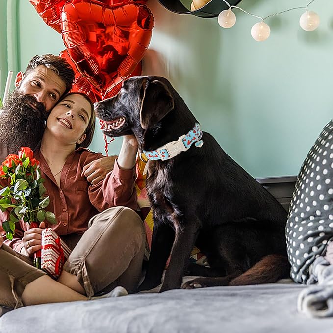 Valentines Dog Collar for Medium Dogs - Image 2