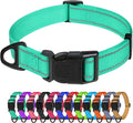 TagME Reflective Nylon Dog Collars, Adjustable Classic Pet Collar by TagME
